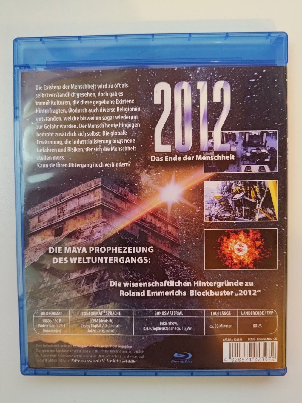 Alle DVDs: 2012 Das ende der Menschheit – Gebraucht aus Liestal von Kratzilla 2