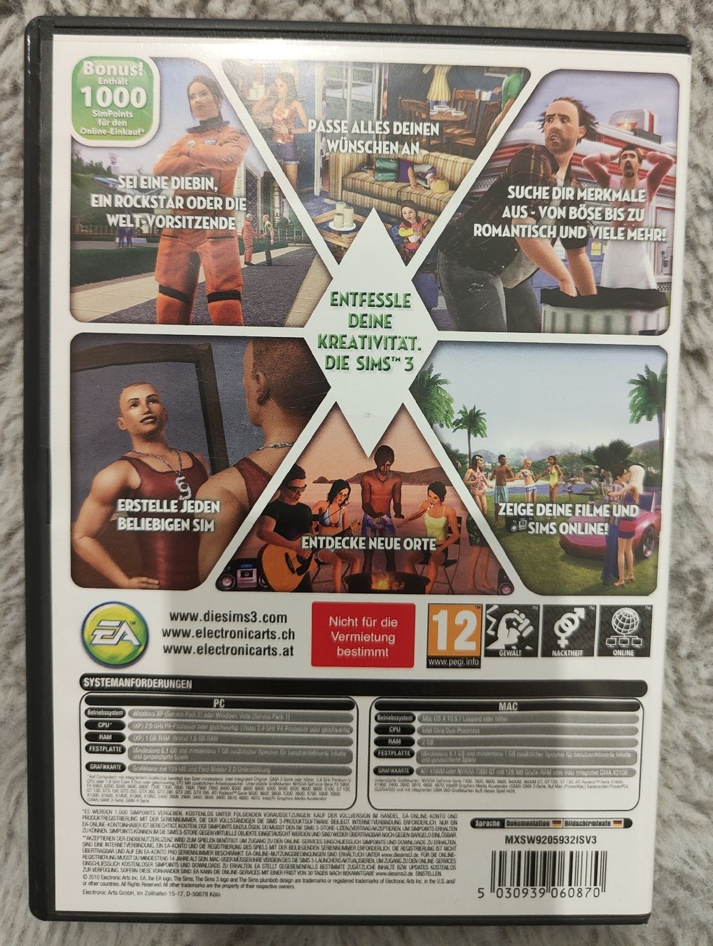 Jeux: Die Sims 3 - PC – D'occasion à Grüningen par Mr.Michi 1