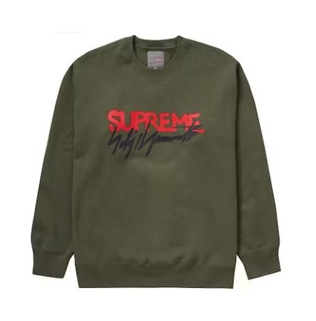 Supreme Yohji Yamamoto Crewneck Olive