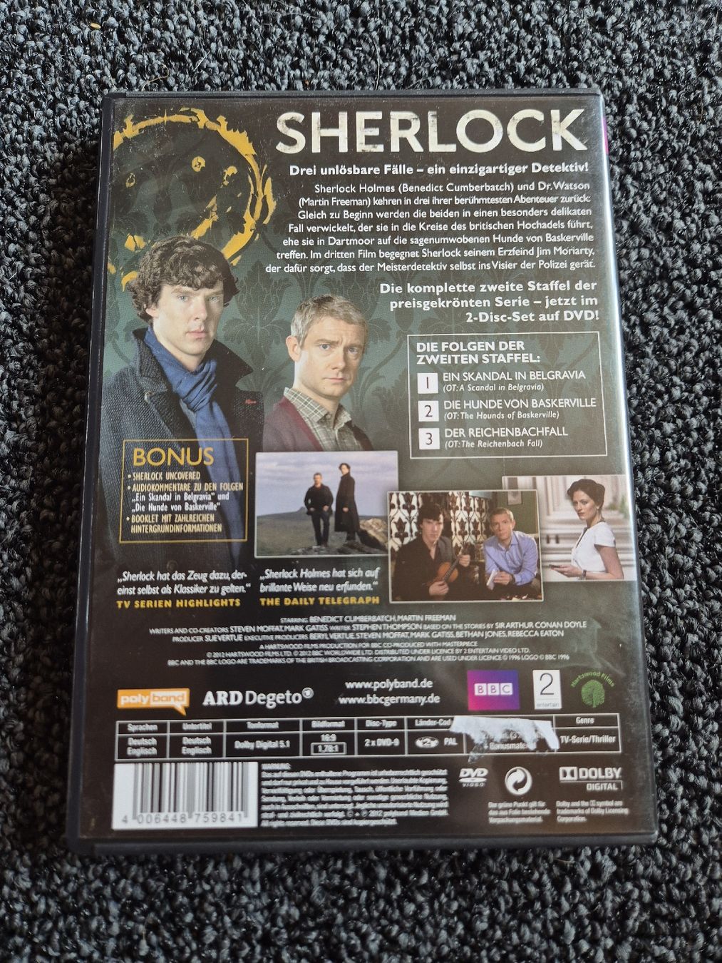 Tutti i DVDs: Sherlock Staffel 2 – Usato da Ruswil venduto da jan_bxl5 1