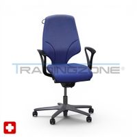 Giroflex 64 Bürostuhl Blau/Silbergrau