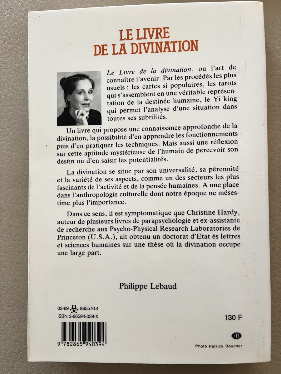 Bücher: Buch: "Le Livre de la Divination" - Tarot, Karten – Neu (gemäss Beschreibung) aus Pfäffikon ZH von naderkhan 1