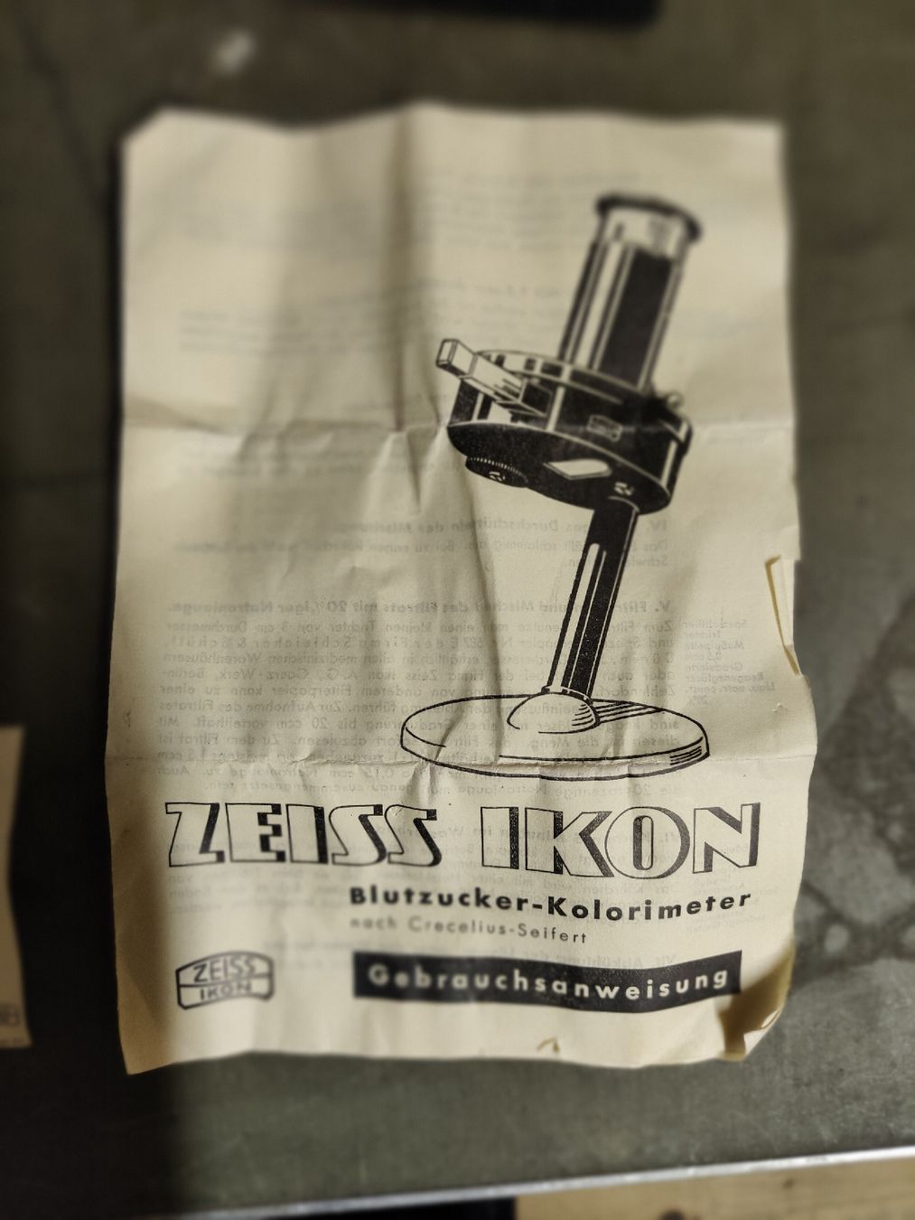 Attrezzature mediche: ZEISS Ikon Blutzucker - Kolorimeter – Usato da Bichelsee venduto da Sacoche1932 4
