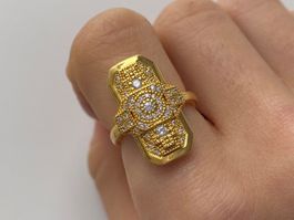 18KGP Zirkonia Ring