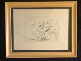 Original-Radierung Alfred H. Pellegrini 1917 signiert (!)