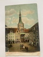 Solothurn Zeitglockenthurm, gelaufen, 1906, belebt m.Kutsche
