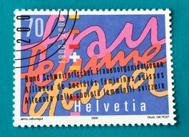 Nr.997 mit Stempel  100 jaarbBond Schweizer Frauenorganisati