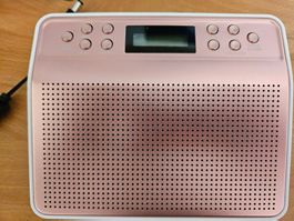 DAB Radio portable Akai A60013 pink, inkl. Kabel