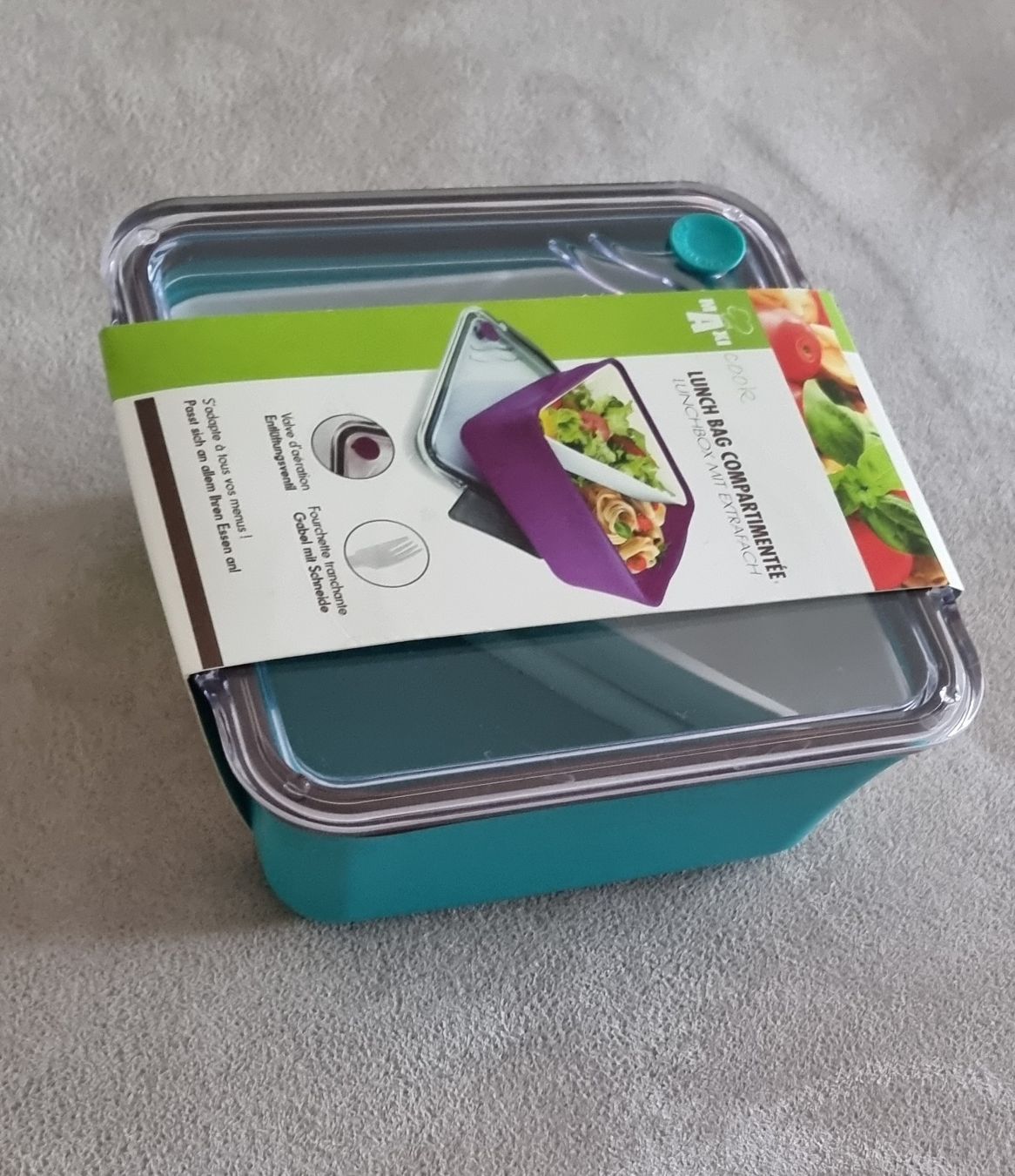 Contenitori & Simili: Lunch box compartimenté, avec fourchette 🍴 – Usato da Lausanne venduto da isa_2nnn 8