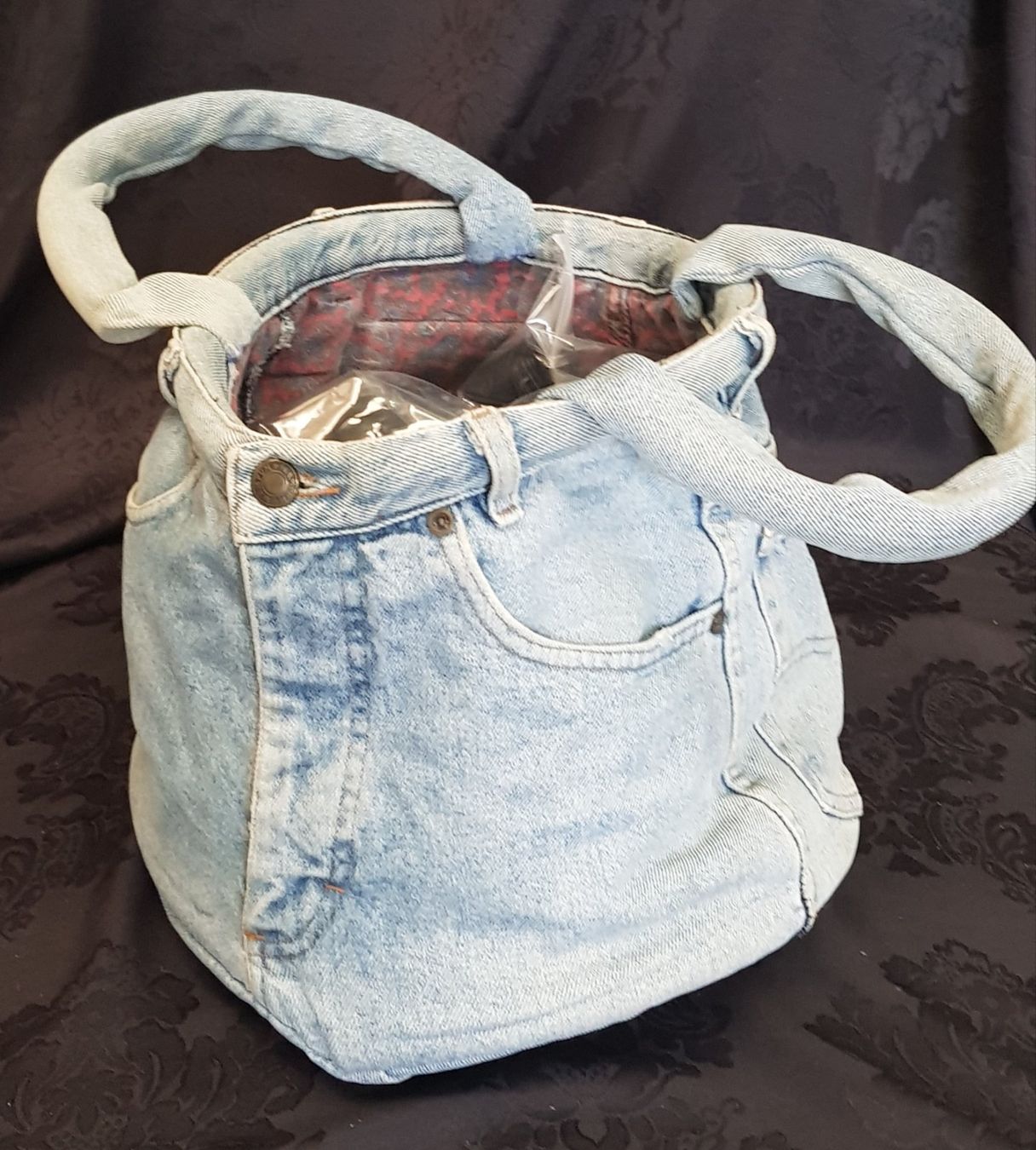 Borse: Jeans Einkaufstasche Eimzelstück – Nuovo (secondo la descrizione) da Figino venduto da mayam63