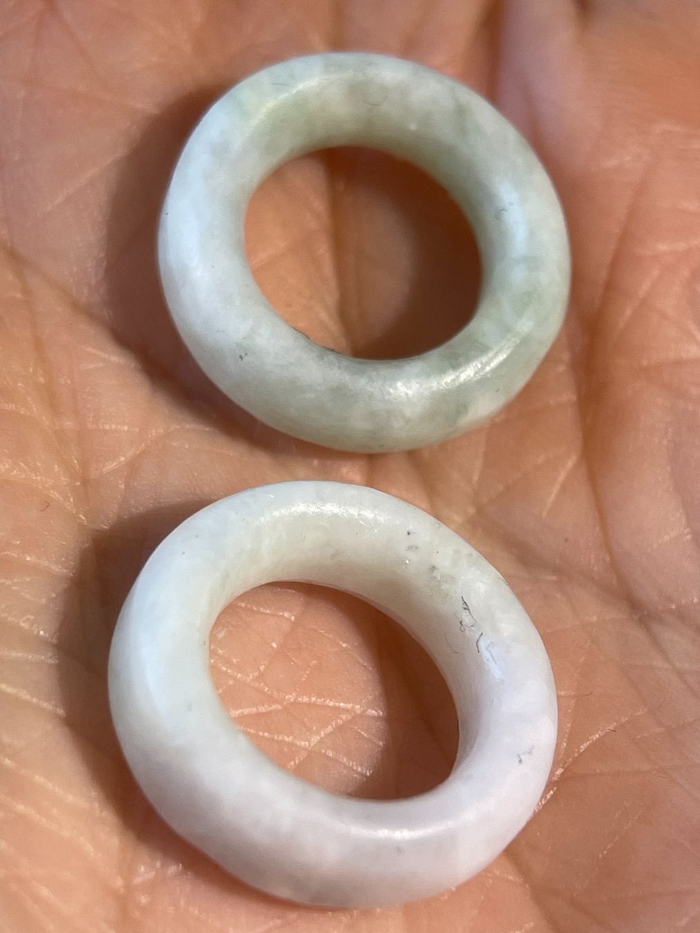 Anhänger: Echte chinesische -Jade Pi-Scheibe Set  Ca.2cm – Neu (gemäss Beschreibung) aus Schiers von sisikristall 5
