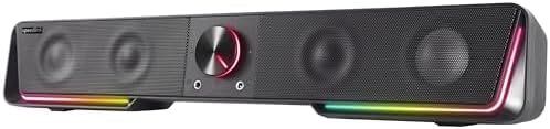Haut-parleurs: Gravity RGB Stereo Soundbar PC Lautsprecher Bluetooth Tablet – Neuf avec emballage d'origine à Hundwil par Equiply 1
