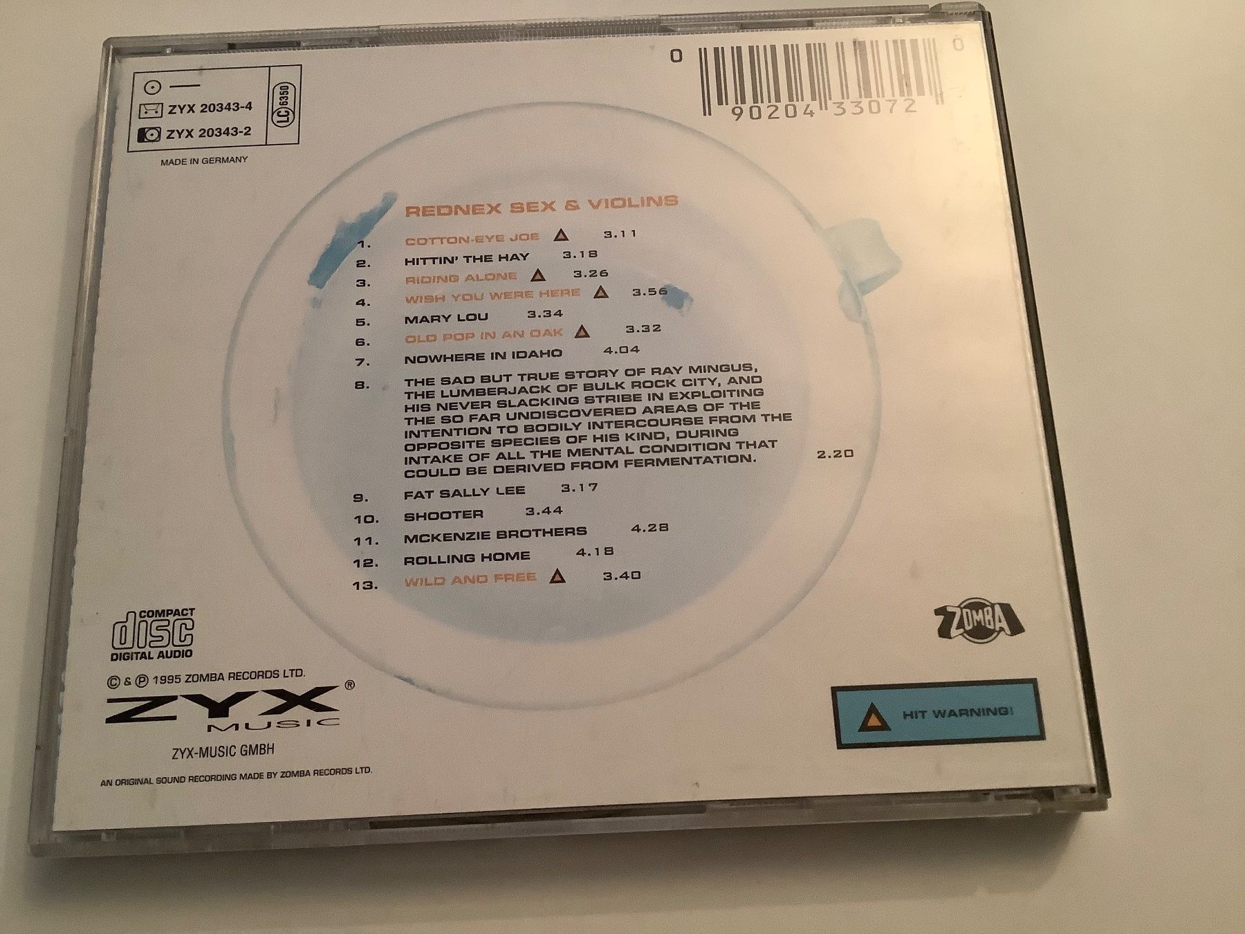CD: Rednex / Sex & Violins / 1995 – Usato da Dübendorf venduto da Shreck 1