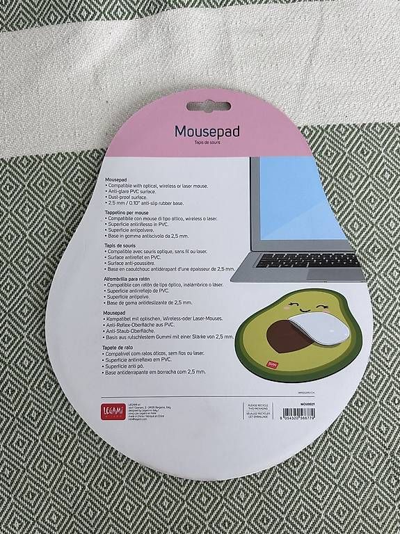 Tappetini per mouse: AVOCADO-MOUSEPAD VON LEGAMI – Nuovo e nell'imballaggio originale da Zürich venduto da Bionda 1