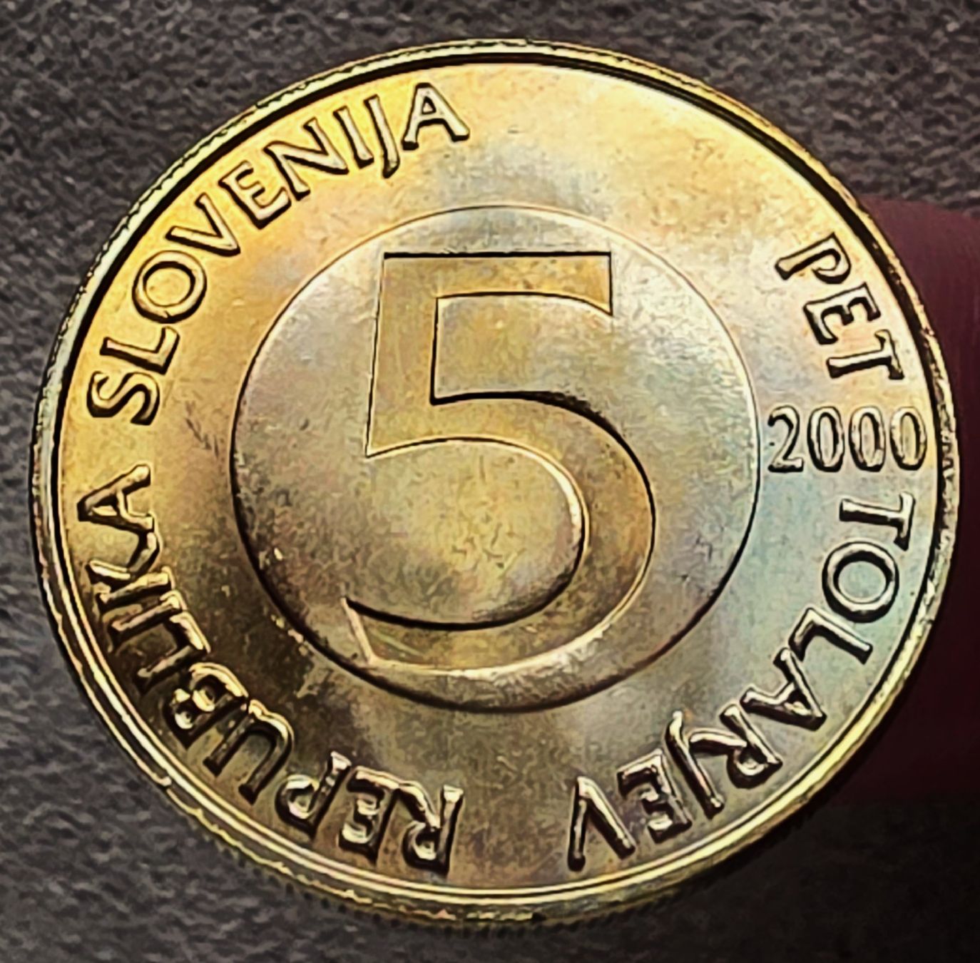 Tutti le monete: SLOWENIEN 5 TOLARJEV 2000 UNZ. – Nuovo (secondo la descrizione) da winterthur venduto da CoinPassion 1