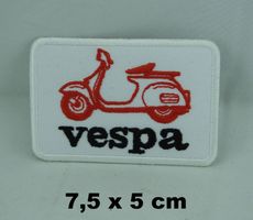 VESPA  -  Aufnäher - Aufbügler - 7,5x5cm