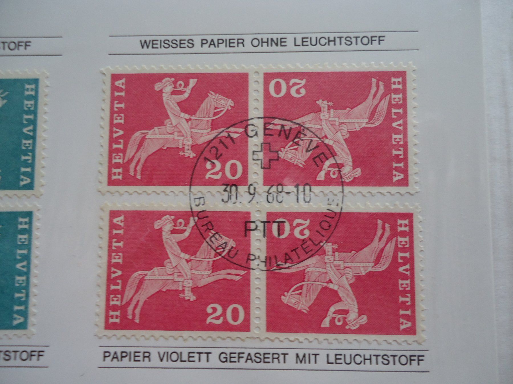 Tutti i francobolli: 125 Jahre Schweizer Briefmarken 1968 – Nuovo (secondo la descrizione) da Belp venduto da Hefabe 3