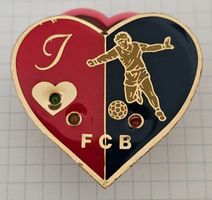 FCB, FC Basel. Anstecker, Pin. I LOVE FCB