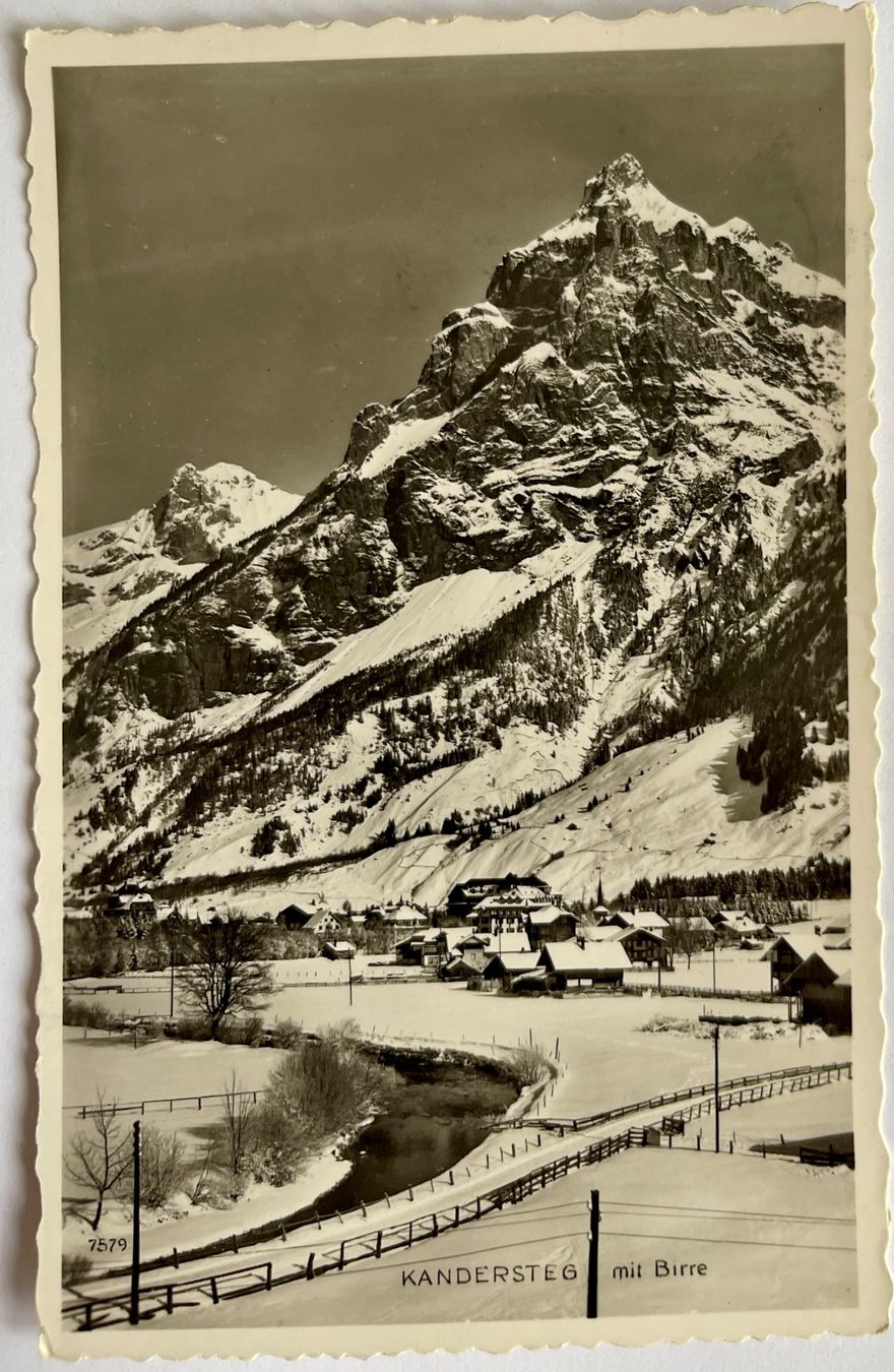 Cartoline postali: KANDERSTEG - mit Birre 1967 – Usato da Lutry venduto da Ediego