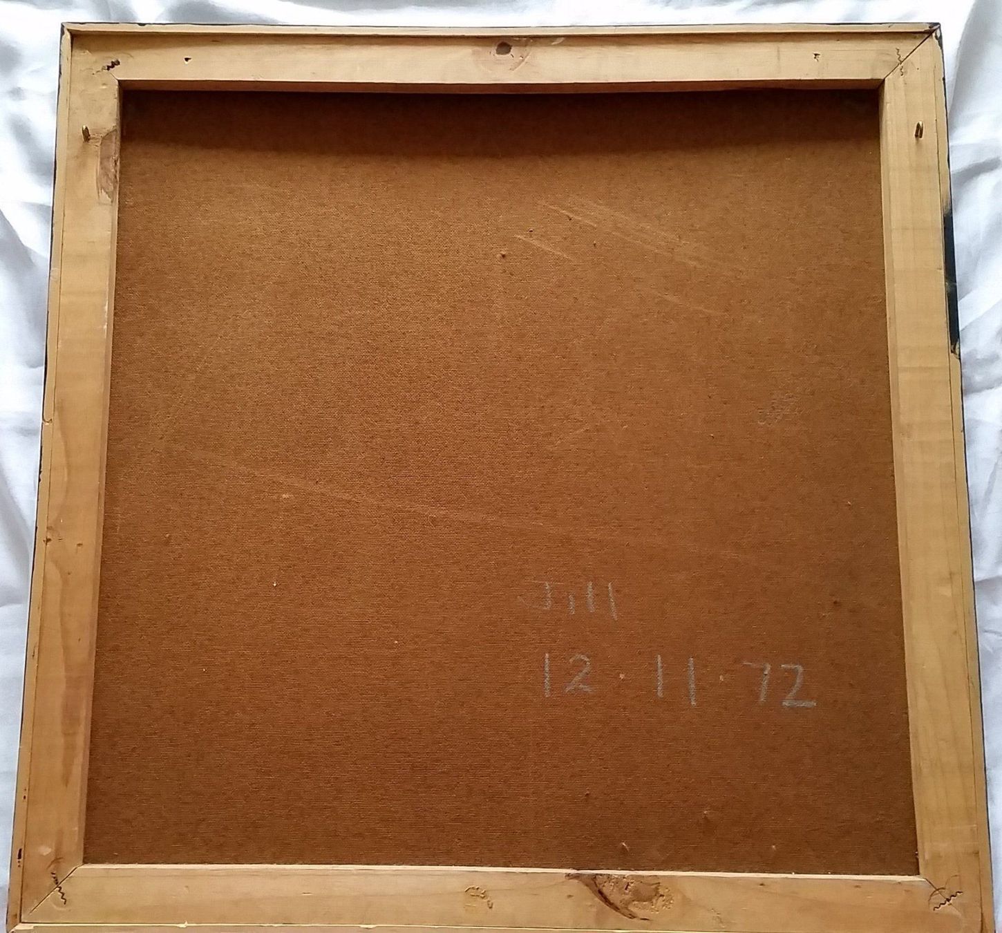 Dipinti: Gemälde; 77x77, 1972, im Holzrahmen – Usato da Herrliberg venduto da AlexandraBopp 2