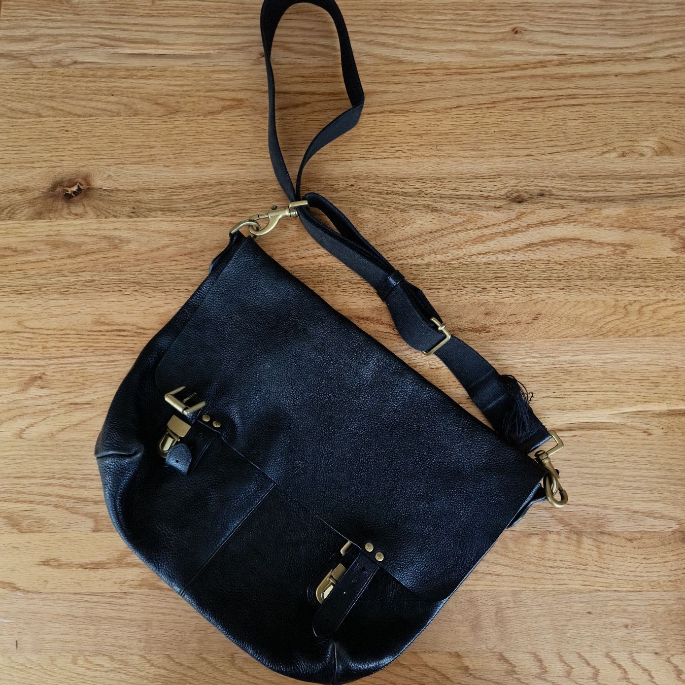 Mulberry Sacs femmes: Mulberry Barnaby Large Messenger Bag – Black Natural Leather – D'occasion à Wädenswil par boo_8ng2