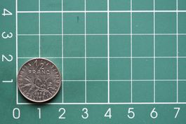 währung francaise 1/2 franc 1976