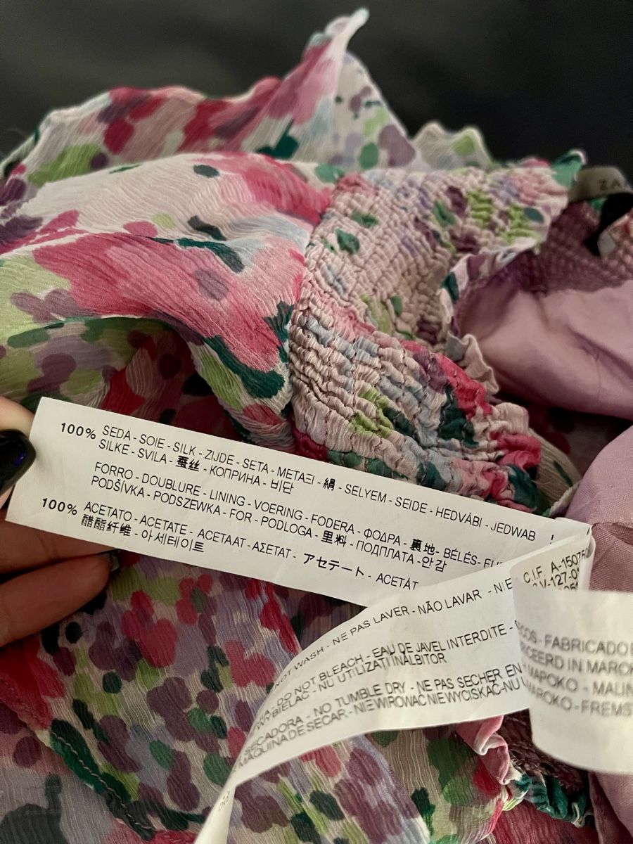 Zara Gonne: ZARA 100% Seide Minirock M – Usato da Meikirch venduto da Hilfe_Waisentiere 2