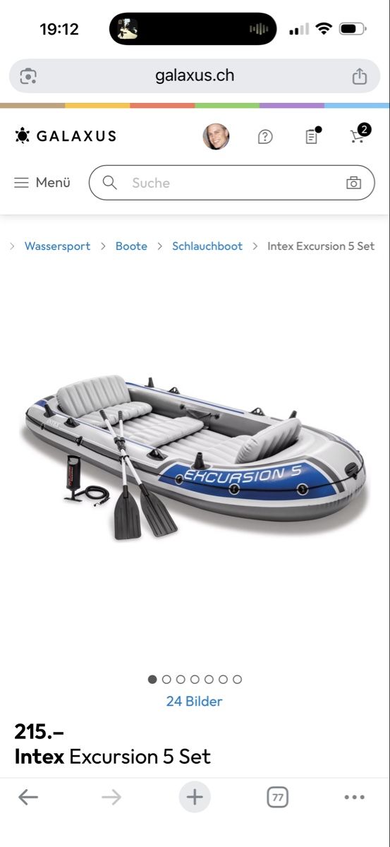 Boote: Intex Excursion 5 – Gebraucht aus Küsnacht ZH von kugihandel 1