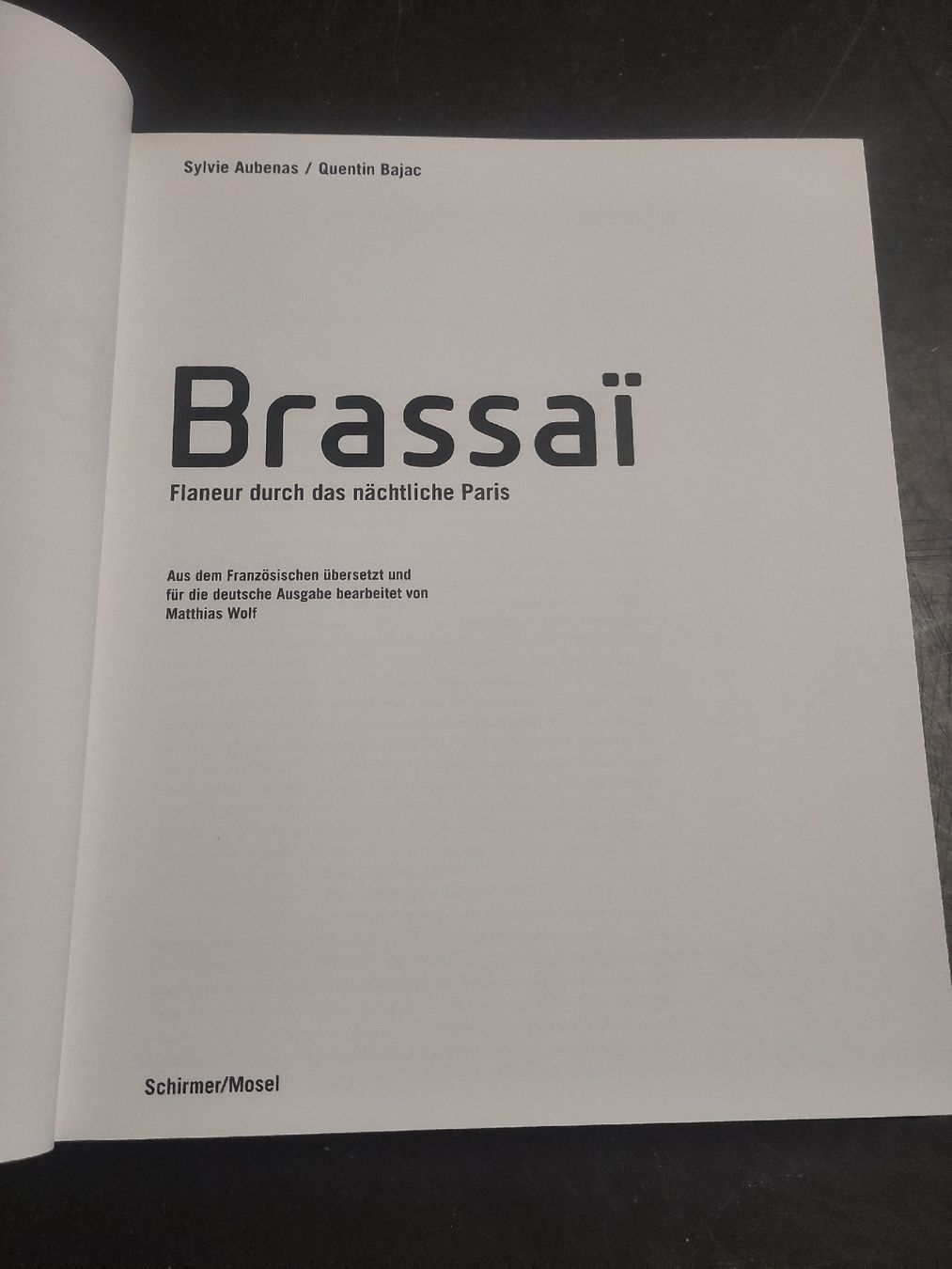 Bücher: Brassaï - Flaneur durch das nächtliche Paris – Gebraucht aus Pratteln von Cartonsducoeur_bl 1