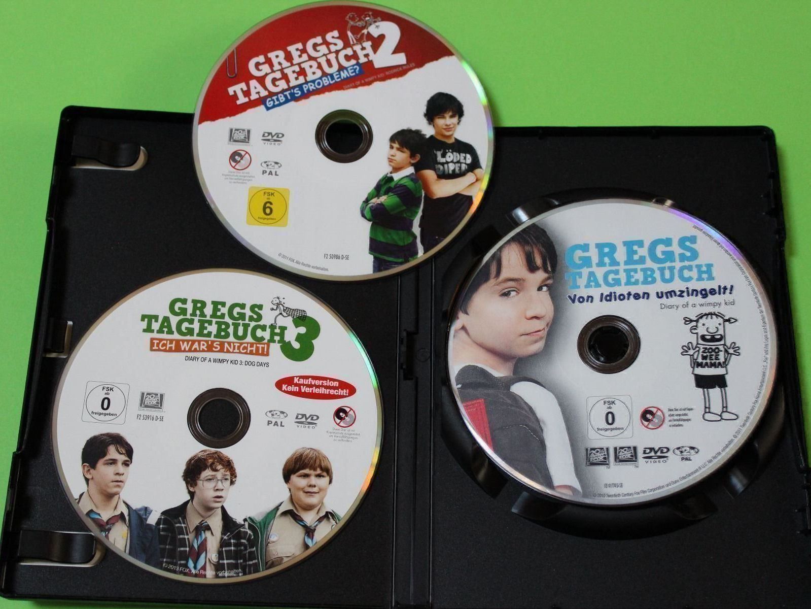 Tous les DVDs: GREGS TAGEBUCH 1-3 (3DVDs!!!!!!!) – D'occasion à Tübach par JamesStone 1