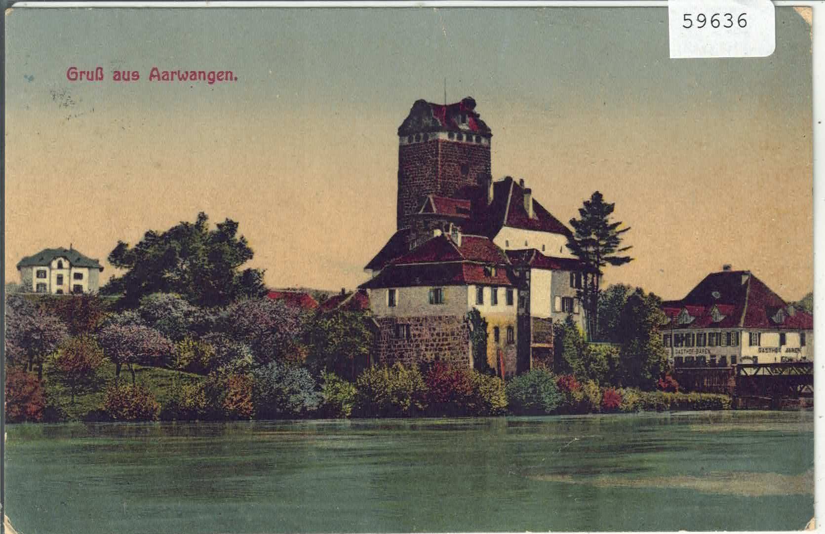 Ansichtskarten: Gruss aus Aarwangen - Litho – Gebraucht aus Ettingen von Kartenplanet
