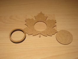 Ahornblatt Teelichthalter...