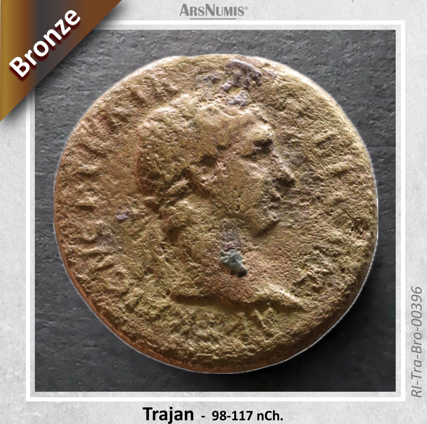Tutti le monete: Römische Münze - Trajan – Usato da Oberwil b. Zug venduto da ArsNumis