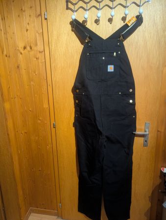 Carhartt Latzhose R01-M, Grösse 34x34, Neu