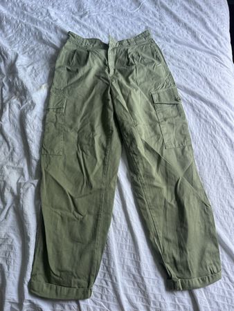 Carhartt W Collins Pant Cargo Khaki Size 30 HW Relaxed