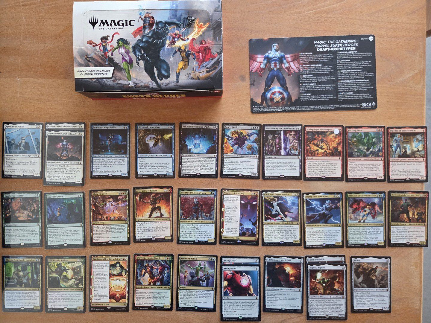 Magic The Gathering Carte collezionabili: Marvel Super Heroes, Karten sortiert – Usato da Doppleschwand venduto da Mephisto8 3