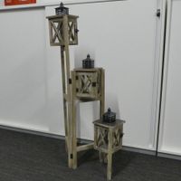3er Laternen Deko Stand