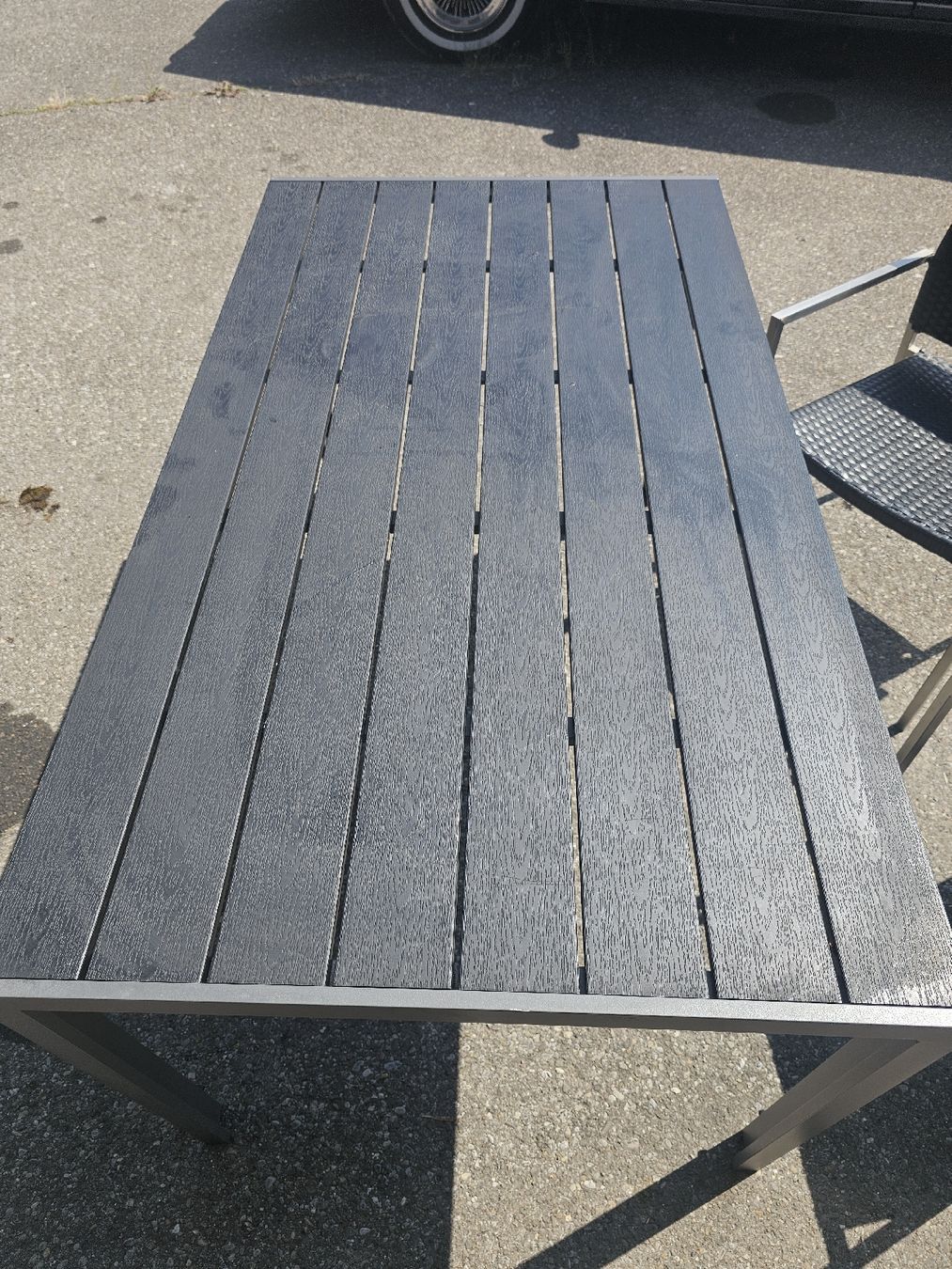 Tische: Gartentisch mit 4 Stühlen Aluminium  – Gebraucht aus Meisterschwanden von Luluku 3