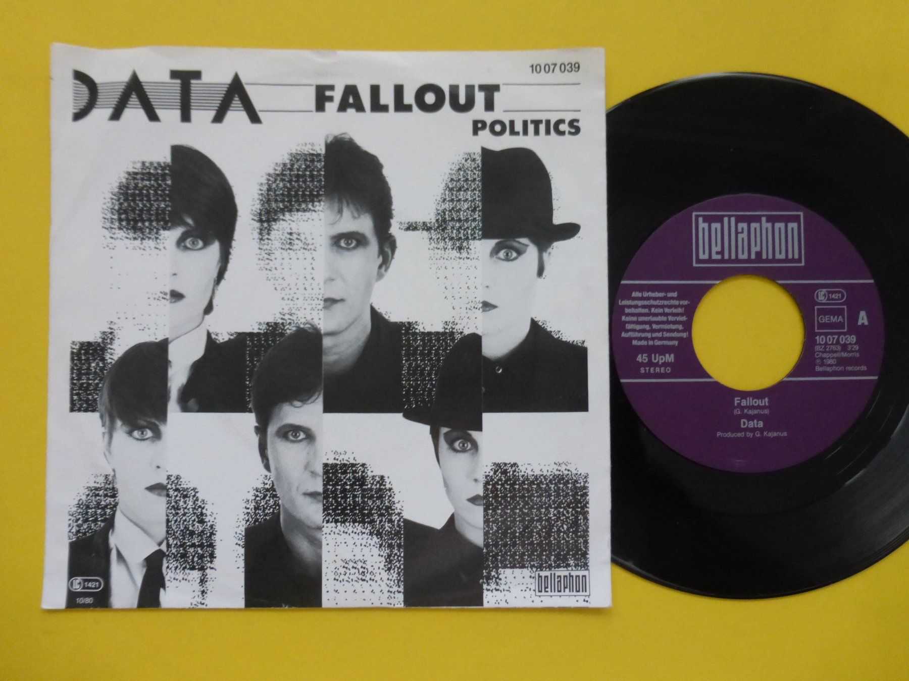 Vinyles: Data – Fallout – D'occasion à Zürich par Swiss57