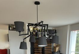 Aussergewöhnliche Hängelampe – verstellbar & einzig