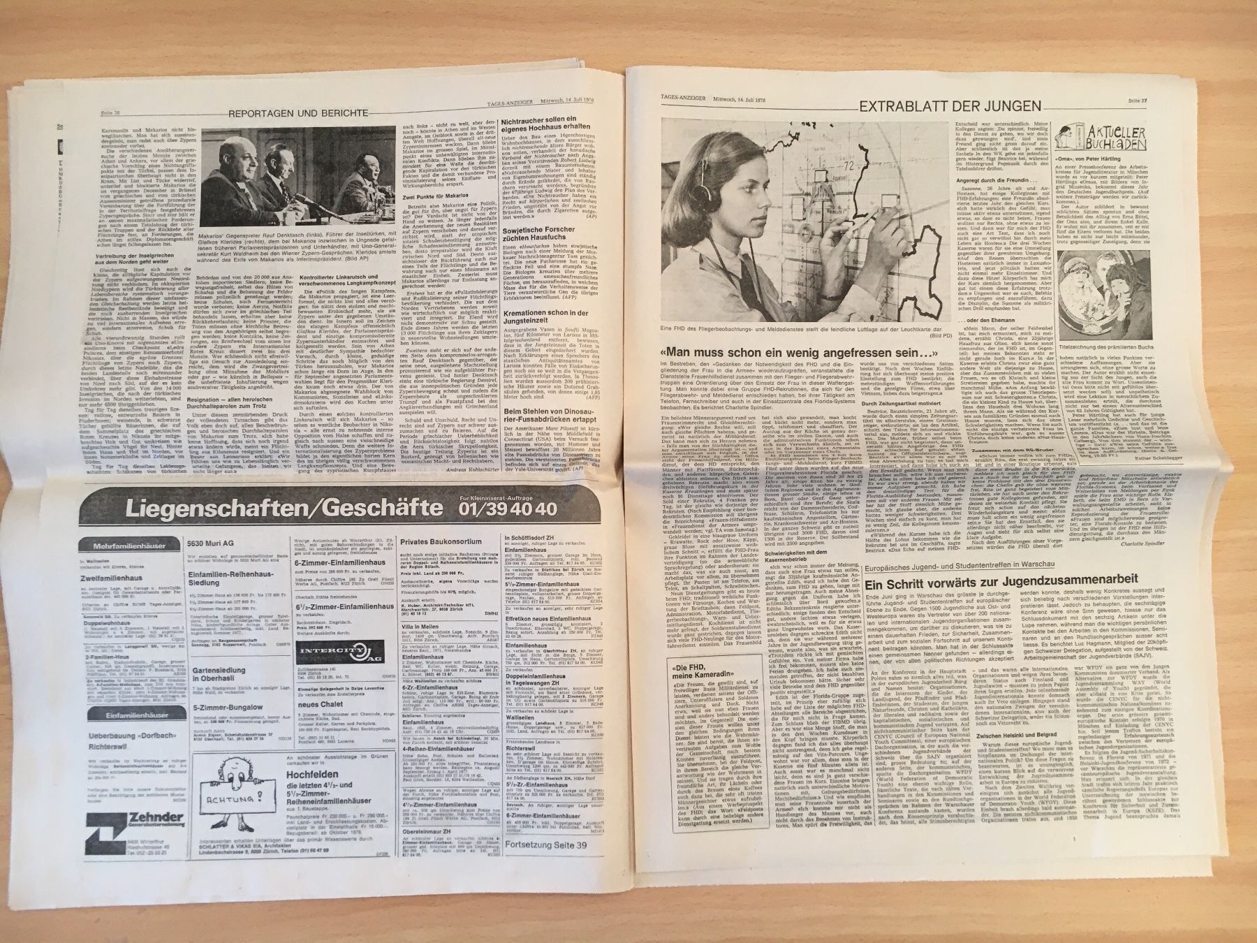 Zeitschriften & Magazine: Tagesanzeiger vom 14. Juli 1976 – Gebraucht aus Luzern von Jiggy_8898 9