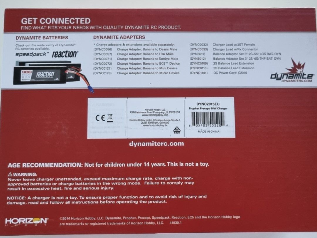Ladegeräte: Modellbau Ladegerät Dynamite Prophet Precept Charger 80 ACDC – Neu und originalverpackt aus Burgdorf von Cyrano73 7