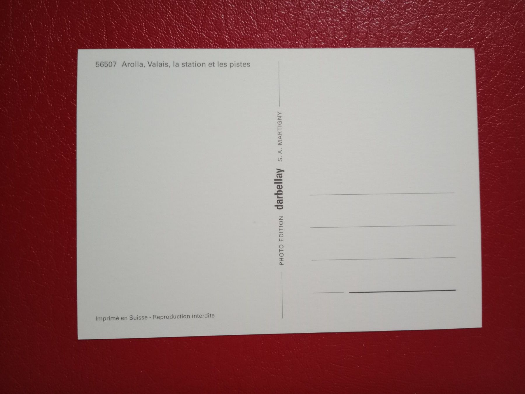 Cartoline postali: Arolla Wallis mehrbildrig mit Skigebiet – Usato da Küttigen venduto da Melisch1000 1
