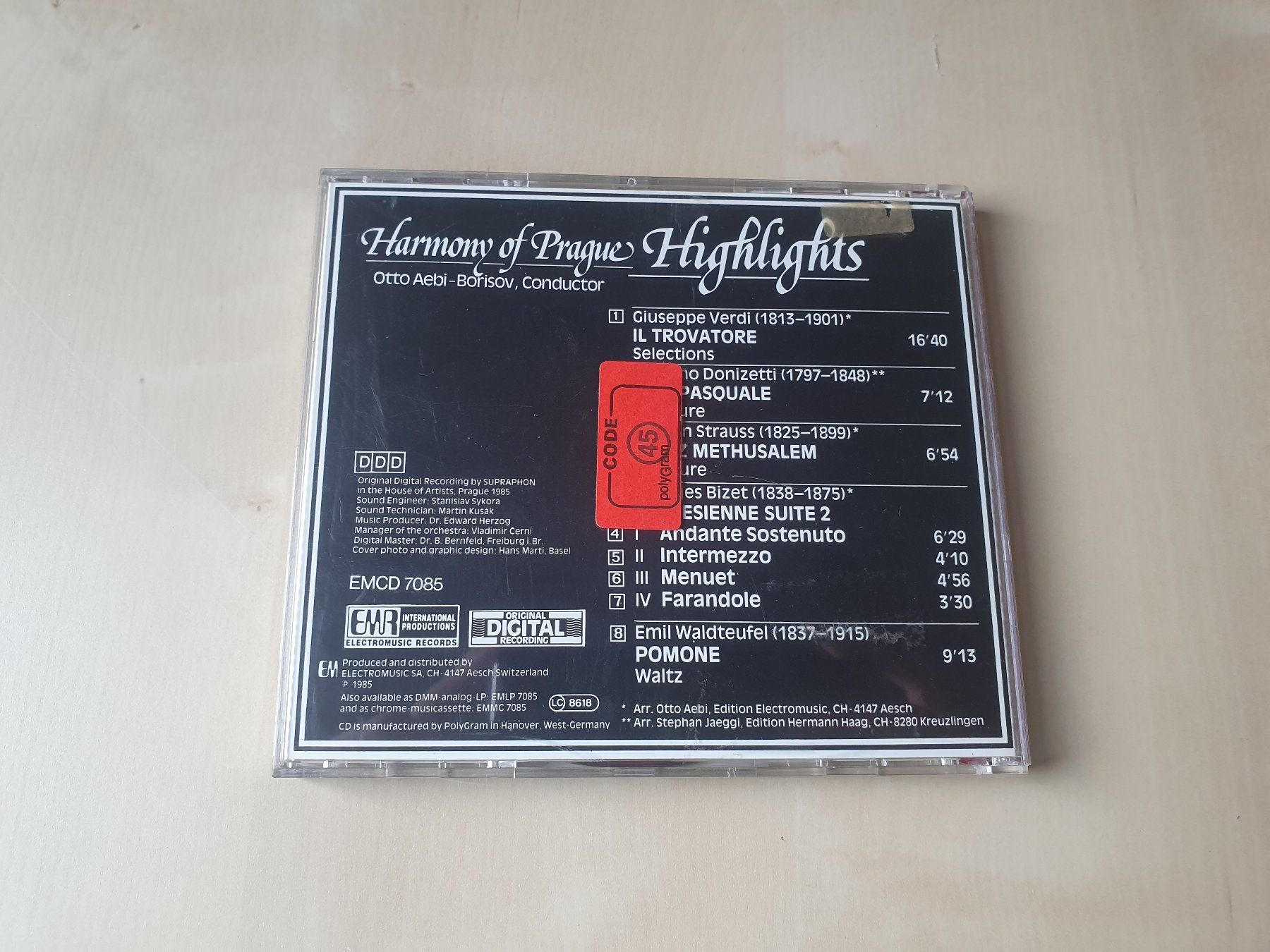CDs: Harmony of Prague – D'occasion à Stansstad par collectorsshop 1
