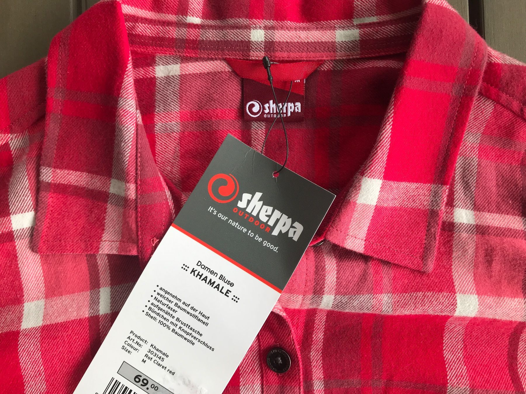 Sherpa Blusen: Sherpa Damenbluse Khamale, Gr. M, neu – Neu (gemäss Beschreibung) aus Ebnat-Kappel von Molton 5