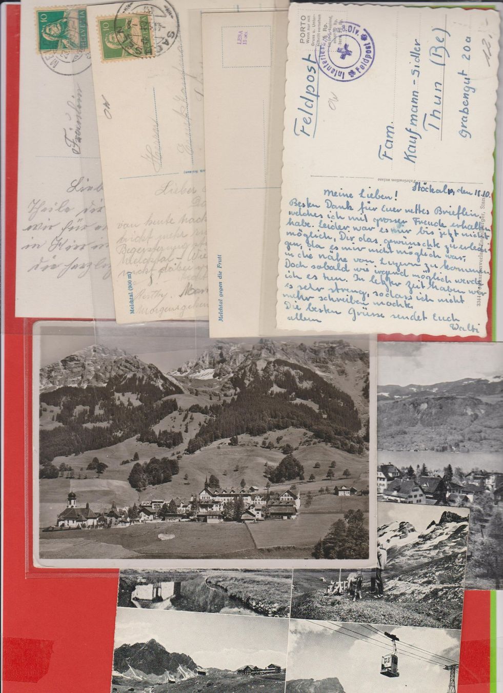 Cartoline postali: Melchtal  -  Lot von 23 alten Ansichtskarten ab 1900 – Usato da Vitznau venduto da Ropaku 7