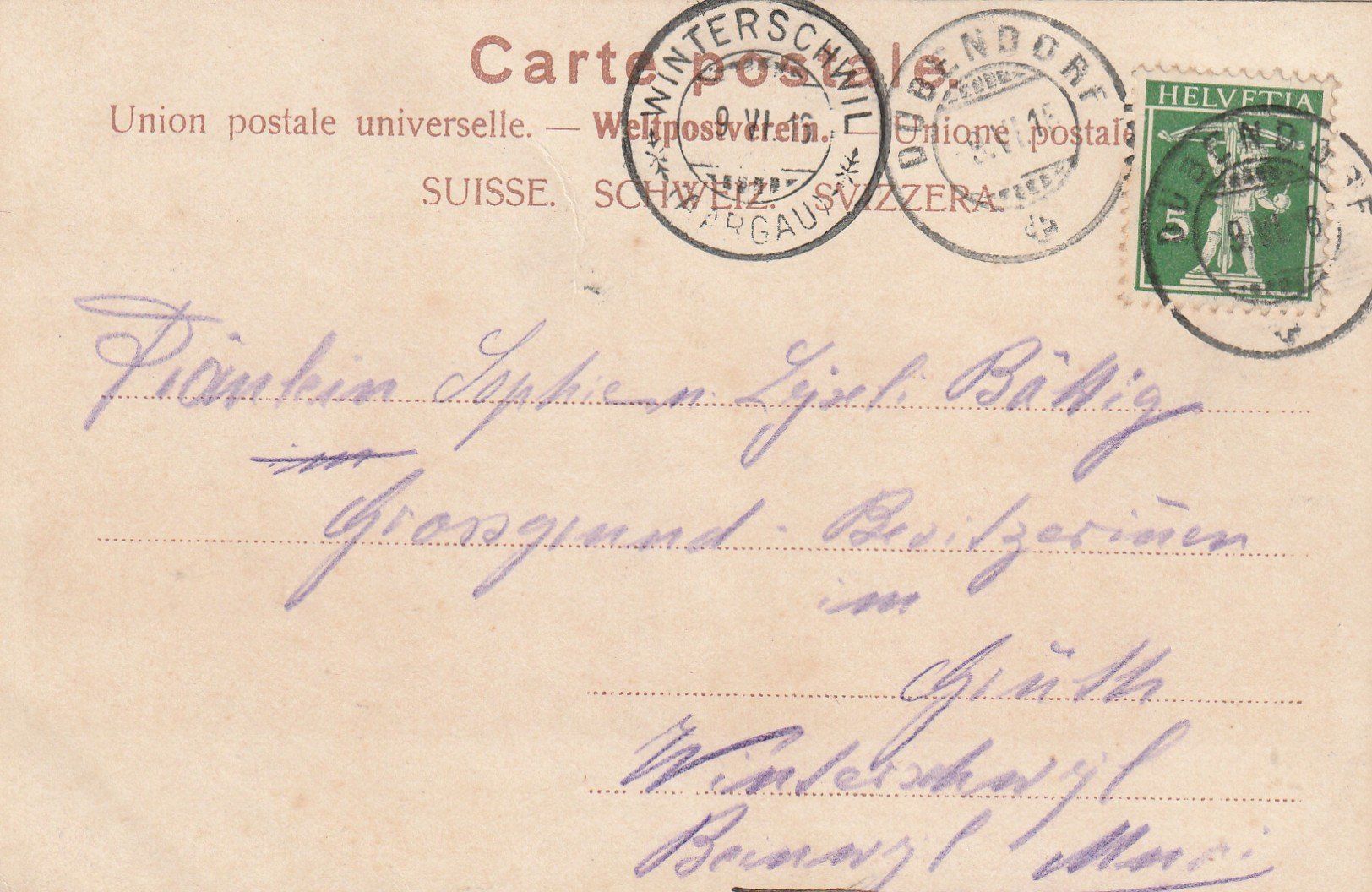 Cartes postales: Uster – D'occasion à Rorschacherberg par fratovi2 1