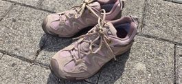 Wanderschuhe Salomon Damen rosa braun Neu