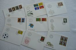 FL 1974 Neuausgaben 9 FDC