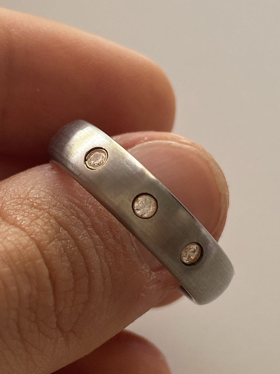 Anelli: XENOX Zirkonia Band Silber Ring – Nuovo (secondo la descrizione) da Givisiez venduto da dor_xb9k 2